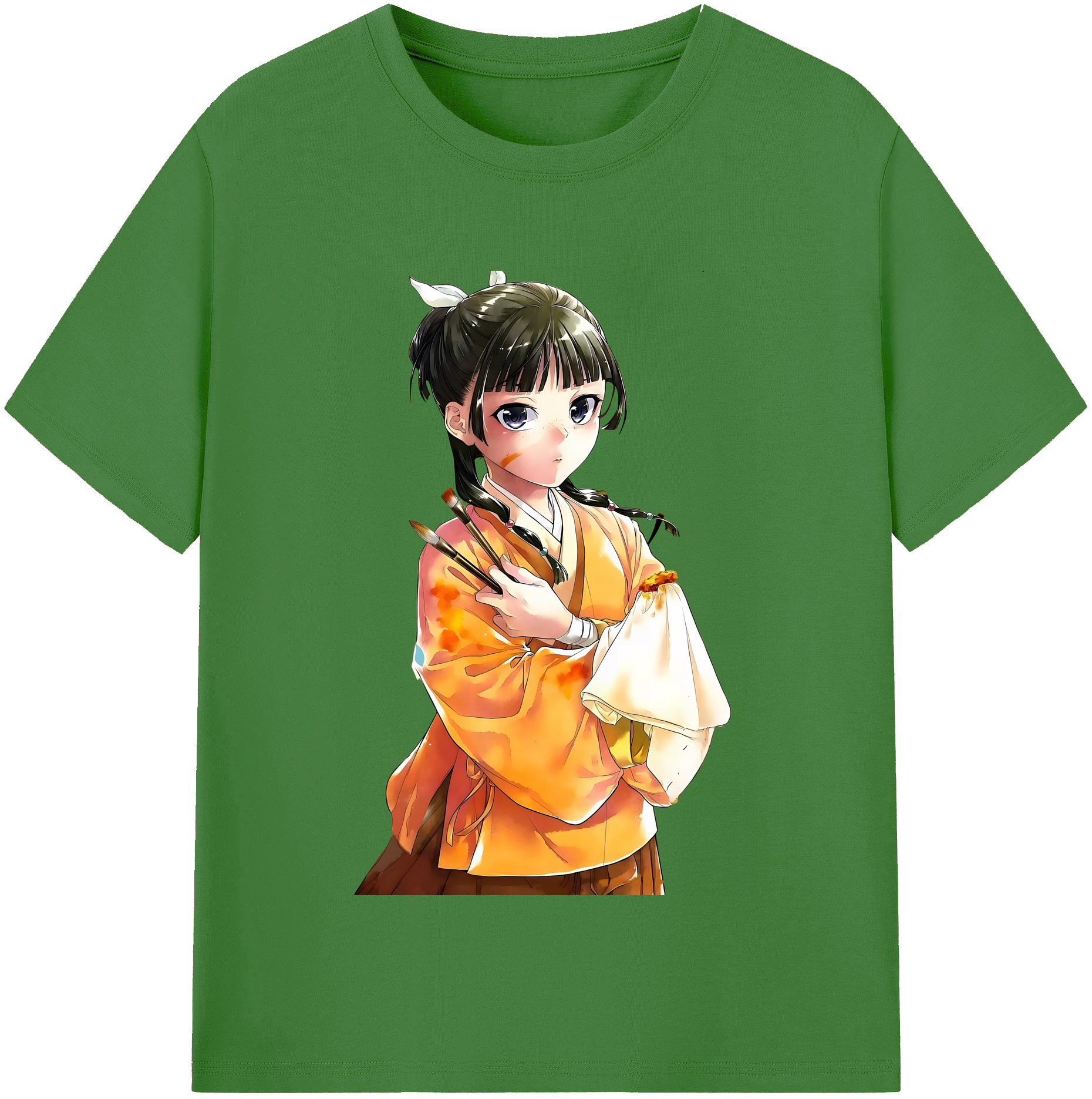 （画像用） 薬屋のひとりごと The Apothecary Diaries レディースカジュアルプリントTシャツ（綿100％）